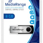 MediaRange 8GB USB 2.0 Stick Μαύρο