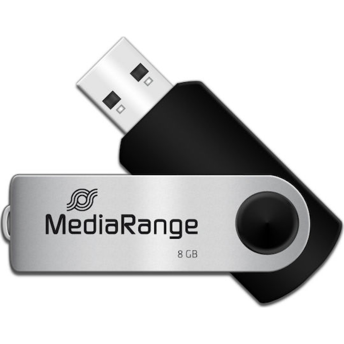 MediaRange 8GB USB 2.0 Stick Μαύρο