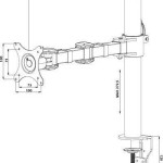 Iiyama DS1001C-B1 Βάση Γραφείου Οθόνης έως 30