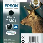 Epson T1301XL Γνήσιο Μελάνι Εκτυπωτή InkJet Μαύρο (C13T13014012 C13T13014010)