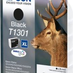 Epson T1301XL Γνήσιο Μελάνι Εκτυπωτή InkJet Μαύρο (C13T13014012 C13T13014010)