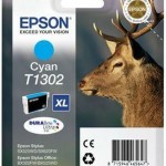 Epson T1302XL Γνήσιο Μελάνι Εκτυπωτή InkJet Κυανό (C13T13024010 C13T13024012)