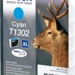 Epson T1302XL Γνήσιο Μελάνι Εκτυπωτή InkJet Κυανό (C13T13024010 C13T13024012)