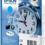 Epson 27 Γνήσιο Μελάνι Εκτυπωτή InkJet Κυανό (C13T27024010 C13T27024012)