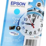 Epson 27 Γνήσιο Μελάνι Εκτυπωτή InkJet Κυανό (C13T27024010 C13T27024012)