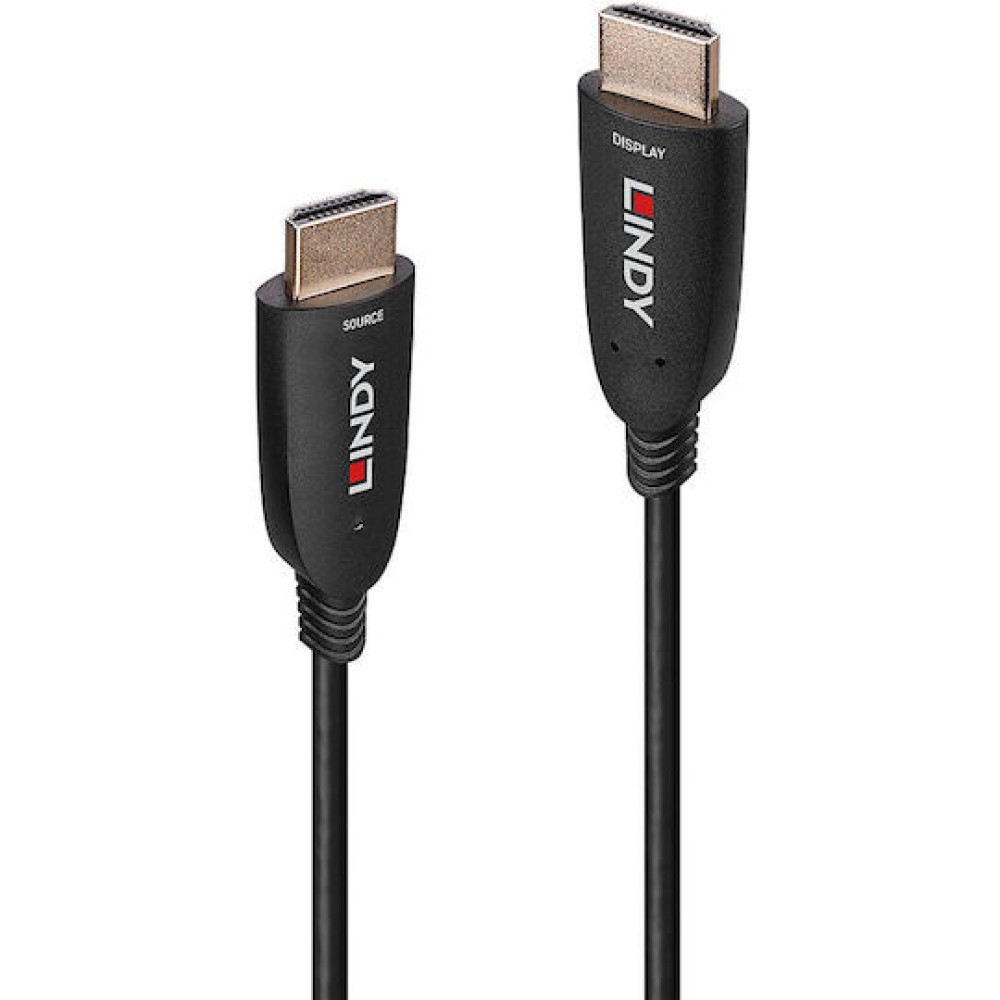 Lindy HDMI 2.1 Cable HDMI male - HDMI male 30m Μαύρο