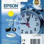 Epson 27 Γνήσιο Μελάνι Εκτυπωτή InkJet Κίτρινο (C13T27044010 C13T27044012)