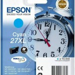 Epson 27XL Γνήσιο Μελάνι Εκτυπωτή InkJet Κυανό (C13T27124012)