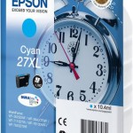 Epson 27XL Γνήσιο Μελάνι Εκτυπωτή InkJet Κυανό (C13T27124012)