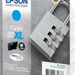Epson 35XL Γνήσιο Μελάνι Εκτυπωτή InkJet Κυανό (C13T35924010)