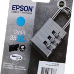 Epson 35XL Γνήσιο Μελάνι Εκτυπωτή InkJet Κυανό (C13T35924010)