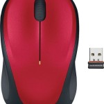 Logitech M235 Ασύρματο Mini Ποντίκι Κόκκινο