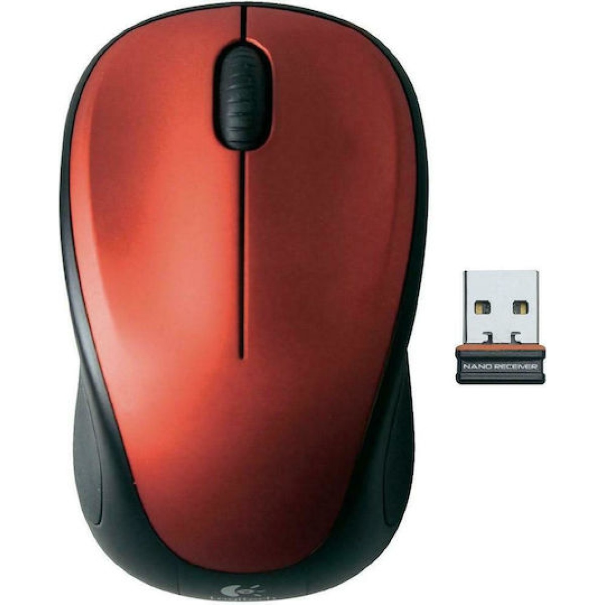 Logitech M235 Ασύρματο Mini Ποντίκι Κόκκινο