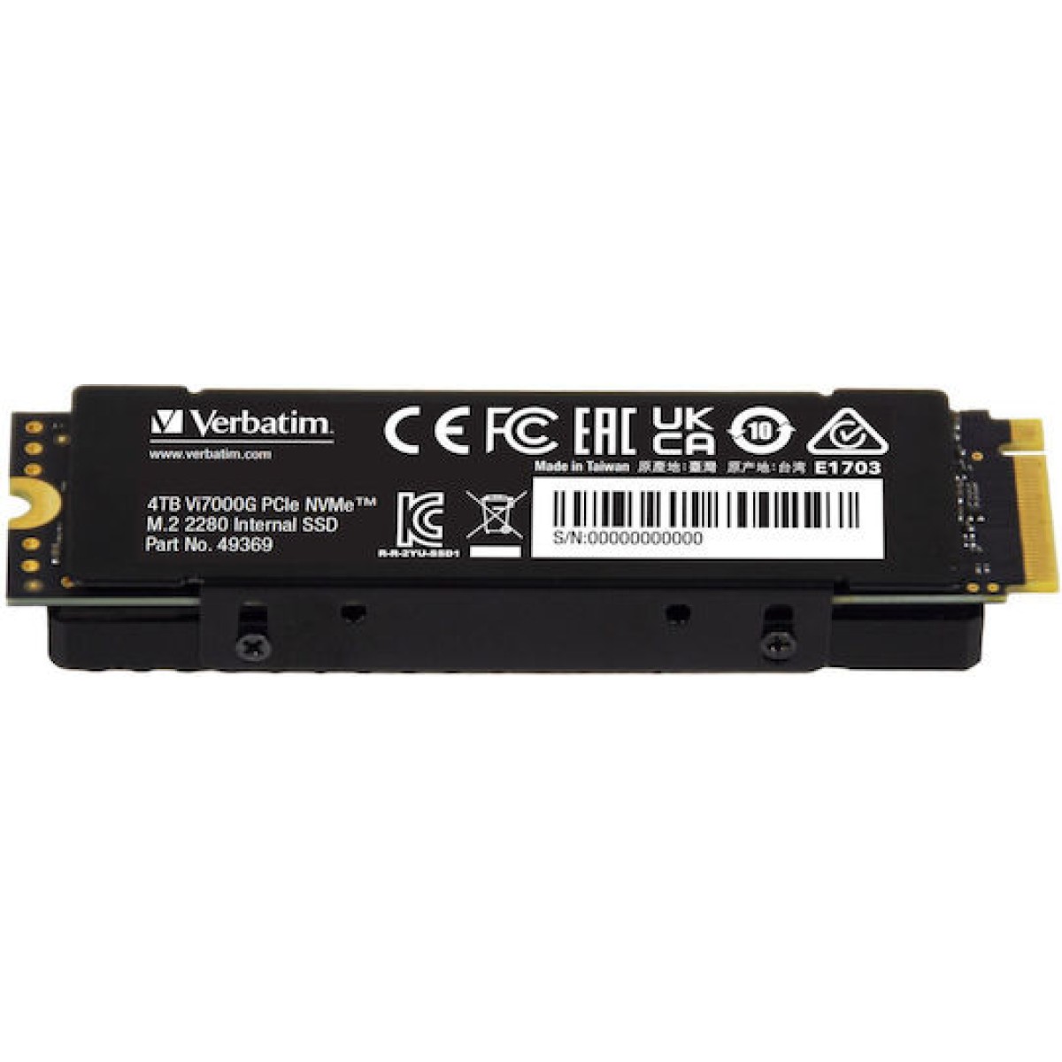 Verbatim Vi7000 SSD 4TB M.2 NVMe PCI Express 4.0