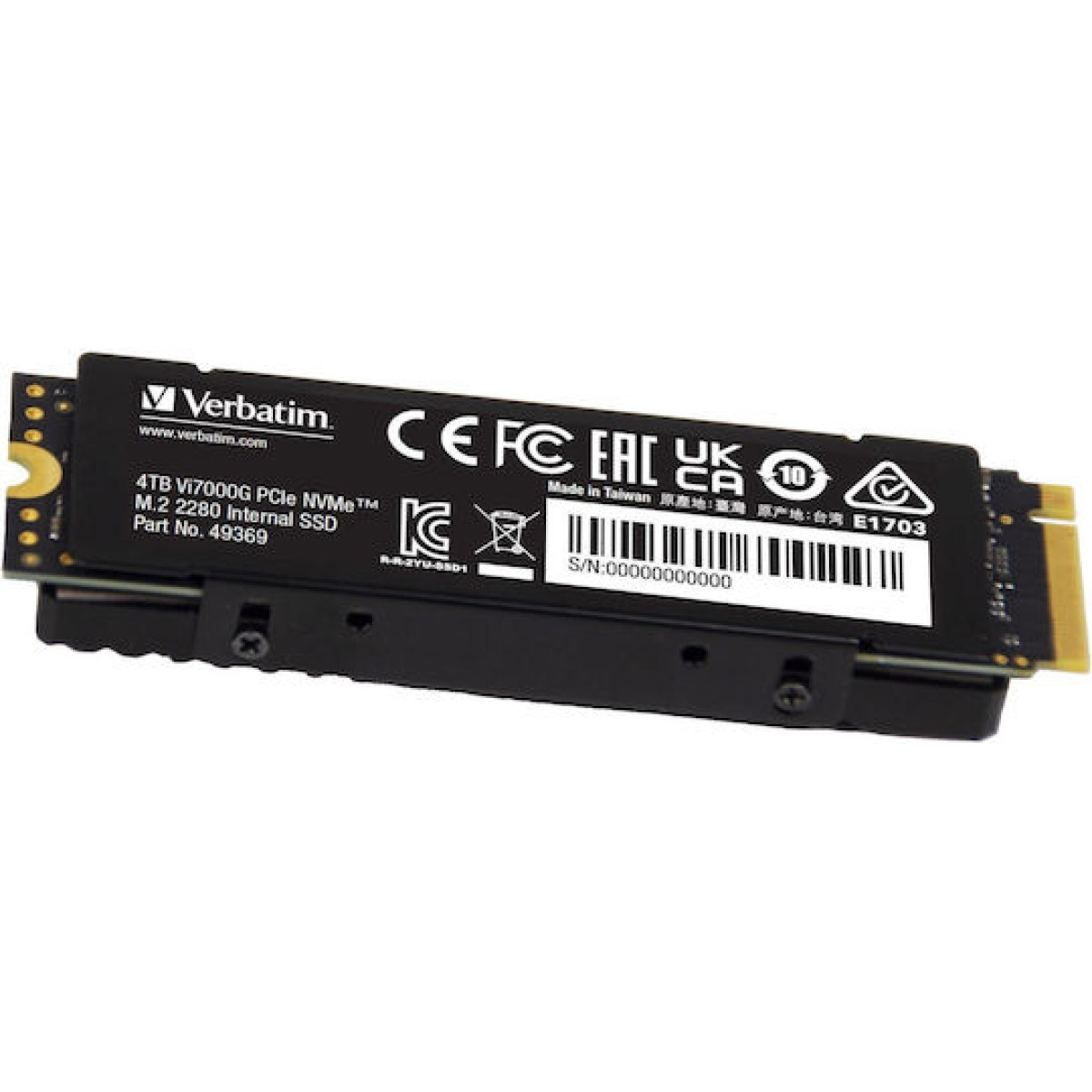 Verbatim Vi7000 SSD 4TB M.2 NVMe PCI Express 4.0