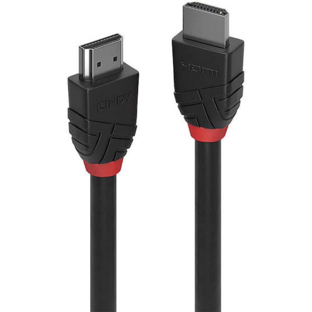Lindy HDMI 2.0 Cable HDMI male - HDMI male 10m Μαύρο