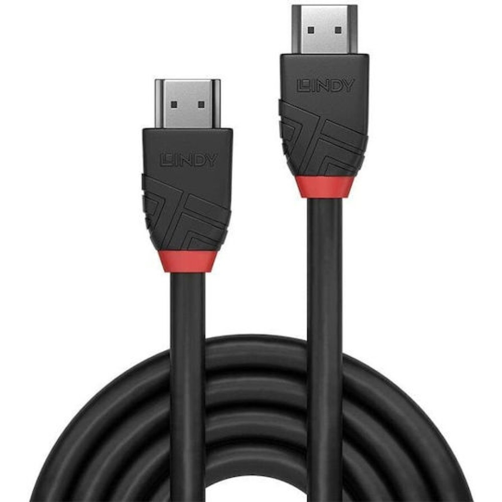 Lindy Cable HDMI male - HDMI male 15m Μαύρο
