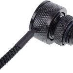 Alphacool Eiszapfen Temperature Sensor G1/4 IG/IG mit AG Adapter Deep Black