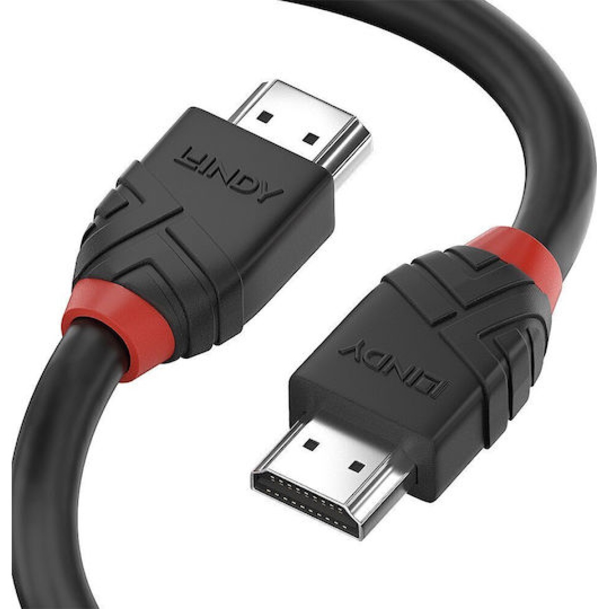 Lindy Cable HDMI male - HDMI male 0.5m Μαύρο