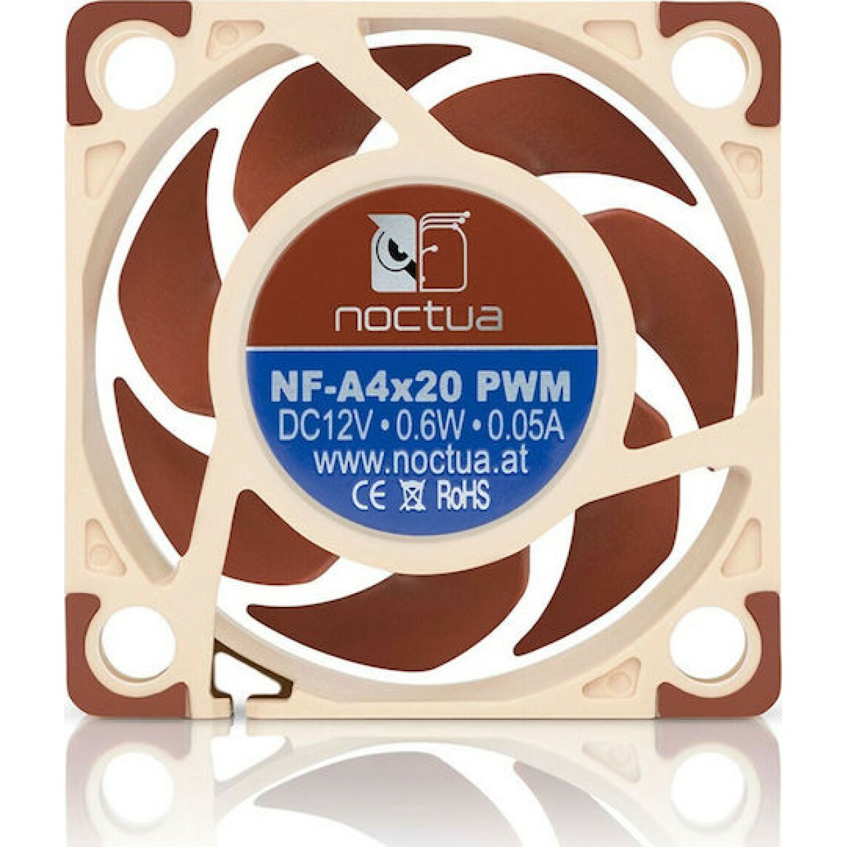 Noctua NF-A4x20 12V Case Fan 40mm με Σύνδεση 4-Pin PWM Καφέ
