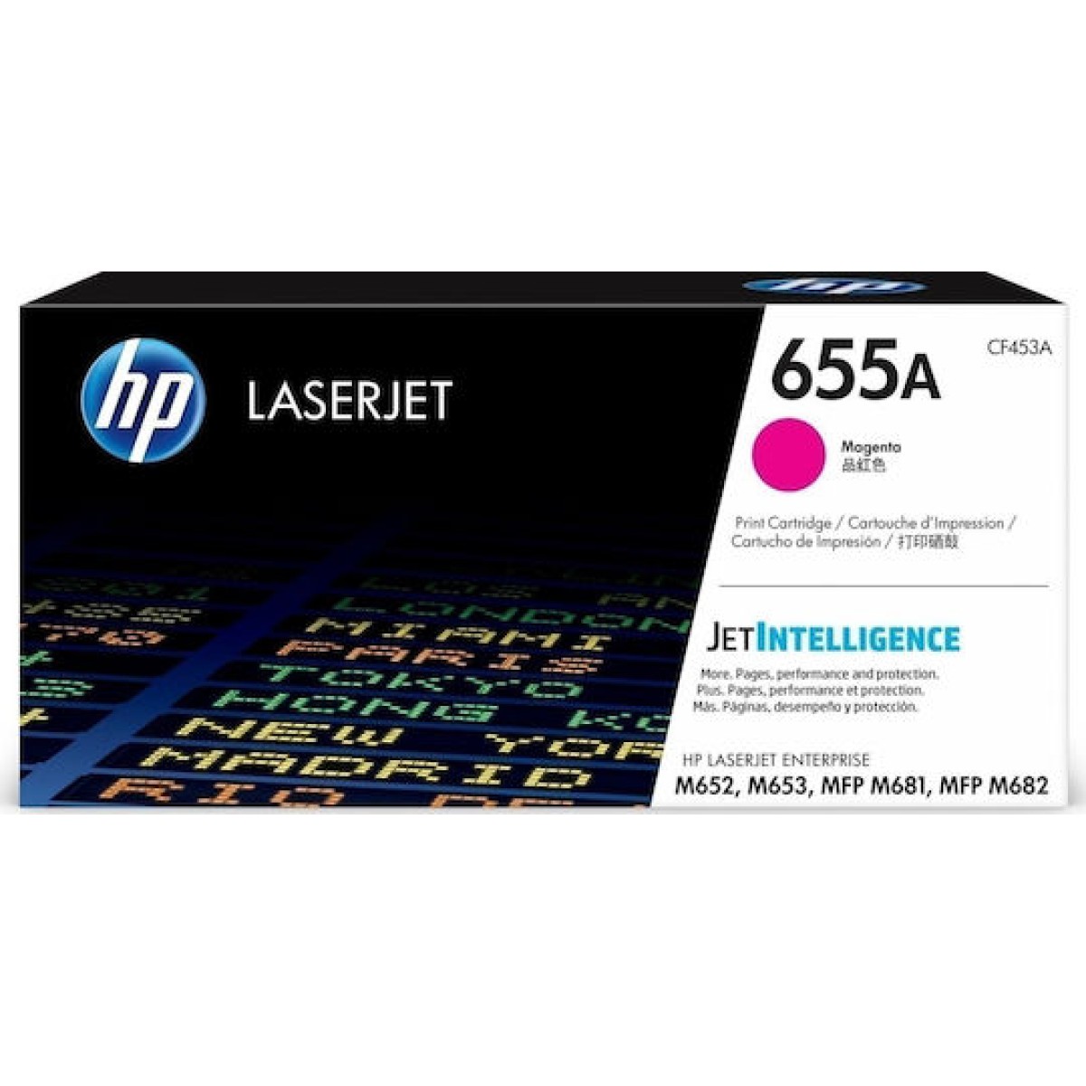 HP 655A Γνήσιο Toner Laser Εκτυπωτή Ματζέντα 10500 Σελίδων (CF453A)