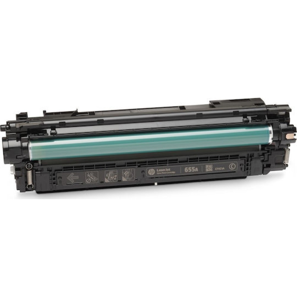 HP 655A Γνήσιο Toner Laser Εκτυπωτή Κυανό 10500 Σελίδων (CF451A)