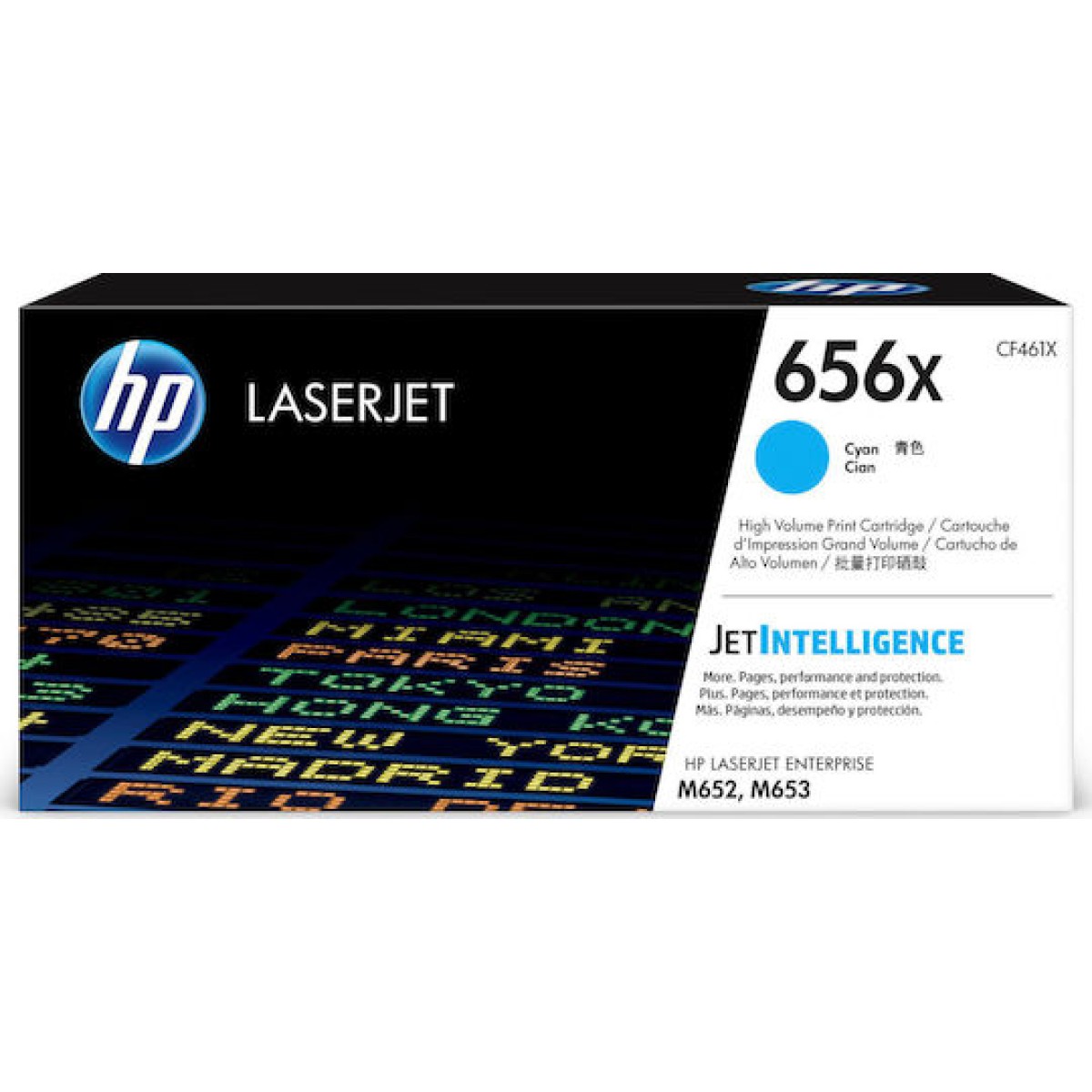 HP 656X Γνήσιο Toner Laser Εκτυπωτή Κυανό High Yield 22000 Σελίδων (CF461X)