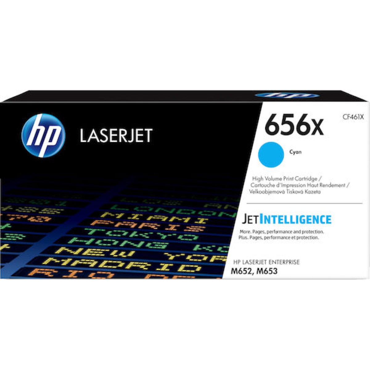 HP 656X Γνήσιο Toner Laser Εκτυπωτή Κυανό High Yield 22000 Σελίδων (CF461X)