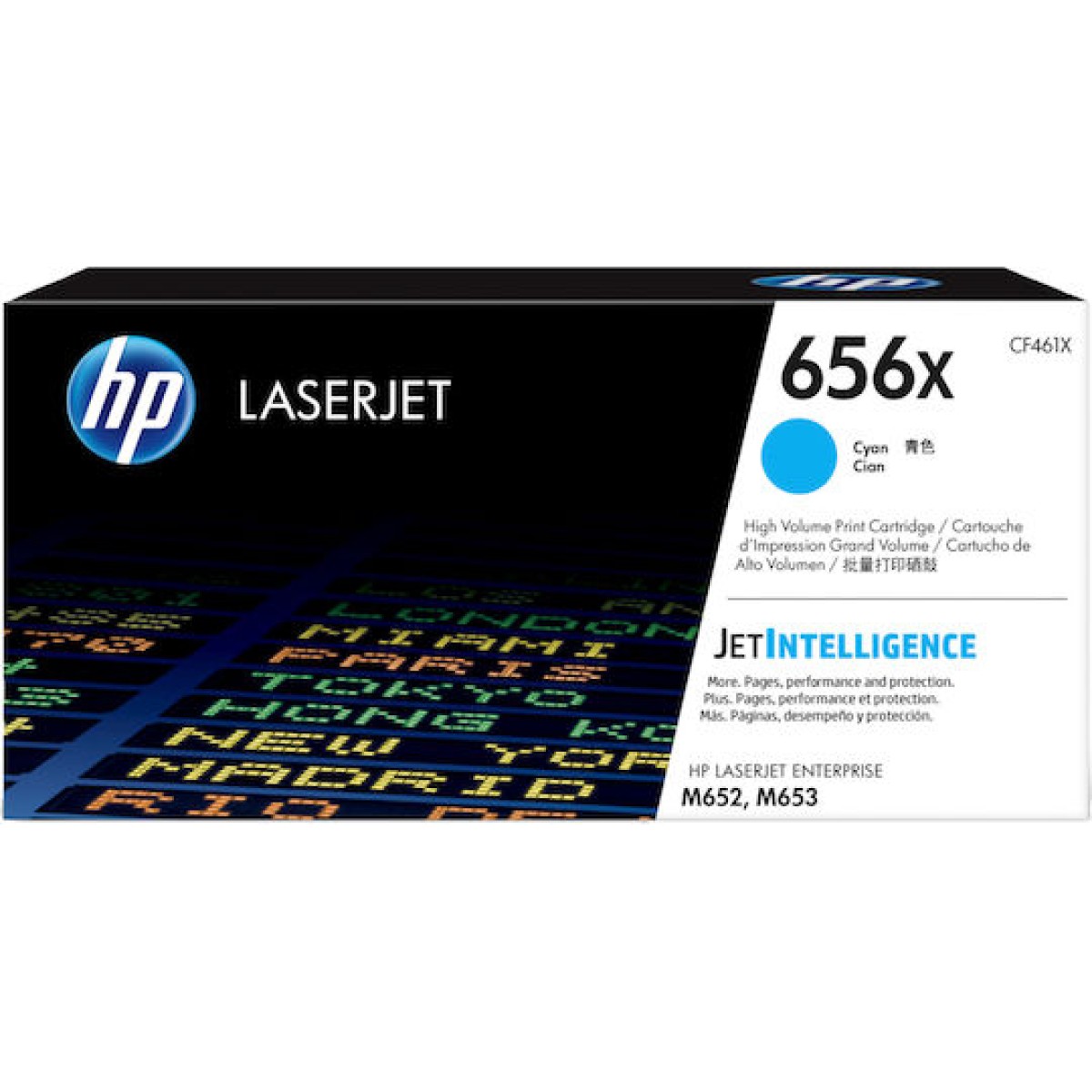 HP 656X Γνήσιο Toner Laser Εκτυπωτή Κυανό High Yield 22000 Σελίδων (CF461X)