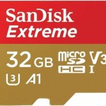 Sandisk Extreme microSDHC 32GB Class 10 U3 V30 A1 UHS-I με αντάπτορα