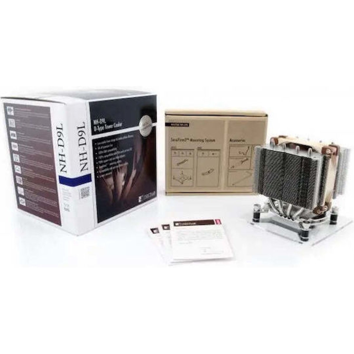 Noctua NH-D9L chromax.black Ψύκτρα Επεξεργαστή για Socket AM4/AM5/1200/115x/1700