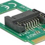 DeLock Adapter M.2 Key B male to SATA 7pin 2242
