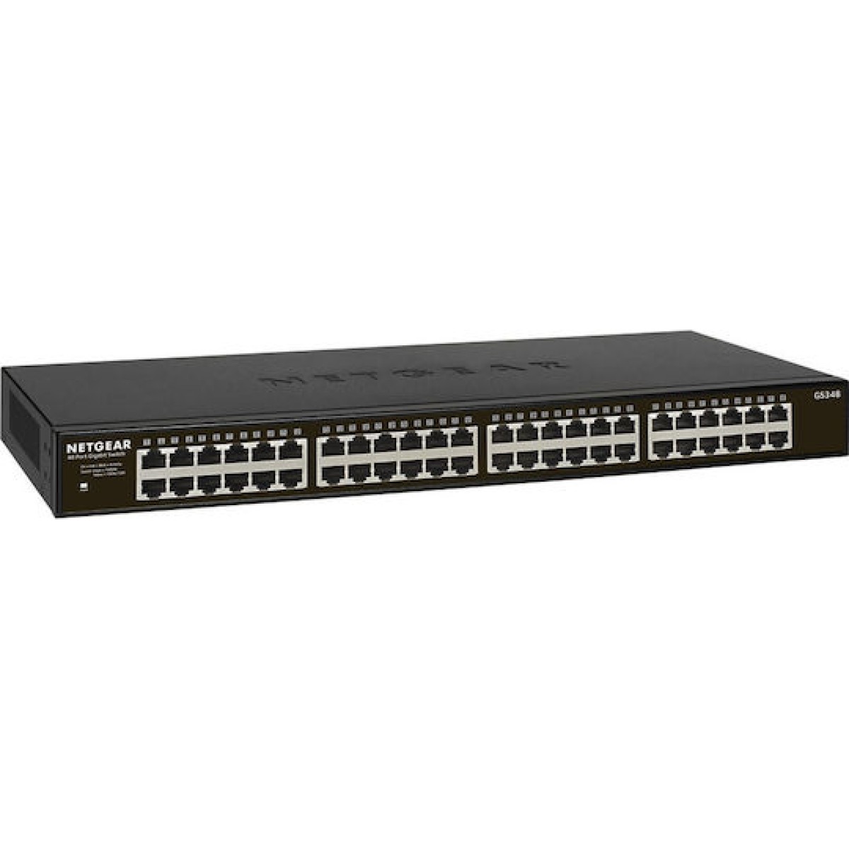 NetGear GS348 Unmanaged L2 Switch με 48 Θύρες Gigabit (1Gbps) Ethernet