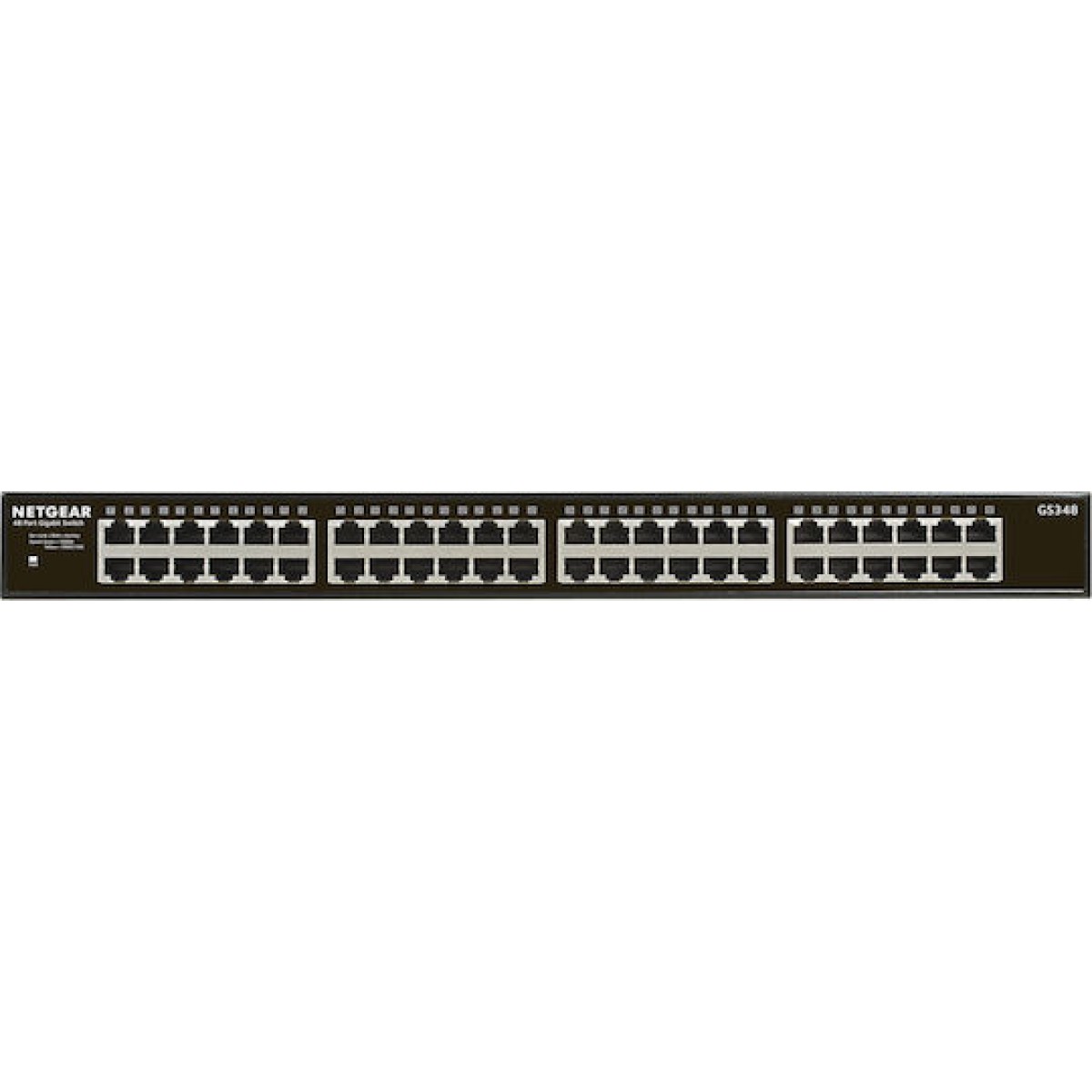 NetGear GS348 Unmanaged L2 Switch με 48 Θύρες Gigabit (1Gbps) Ethernet