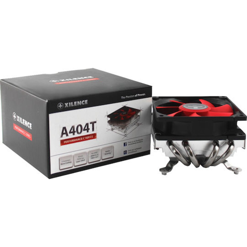 Xilence A404T Ψύκτρα Επεξεργαστή για Socket AM4/AM3/AM3+ Κόκκινη