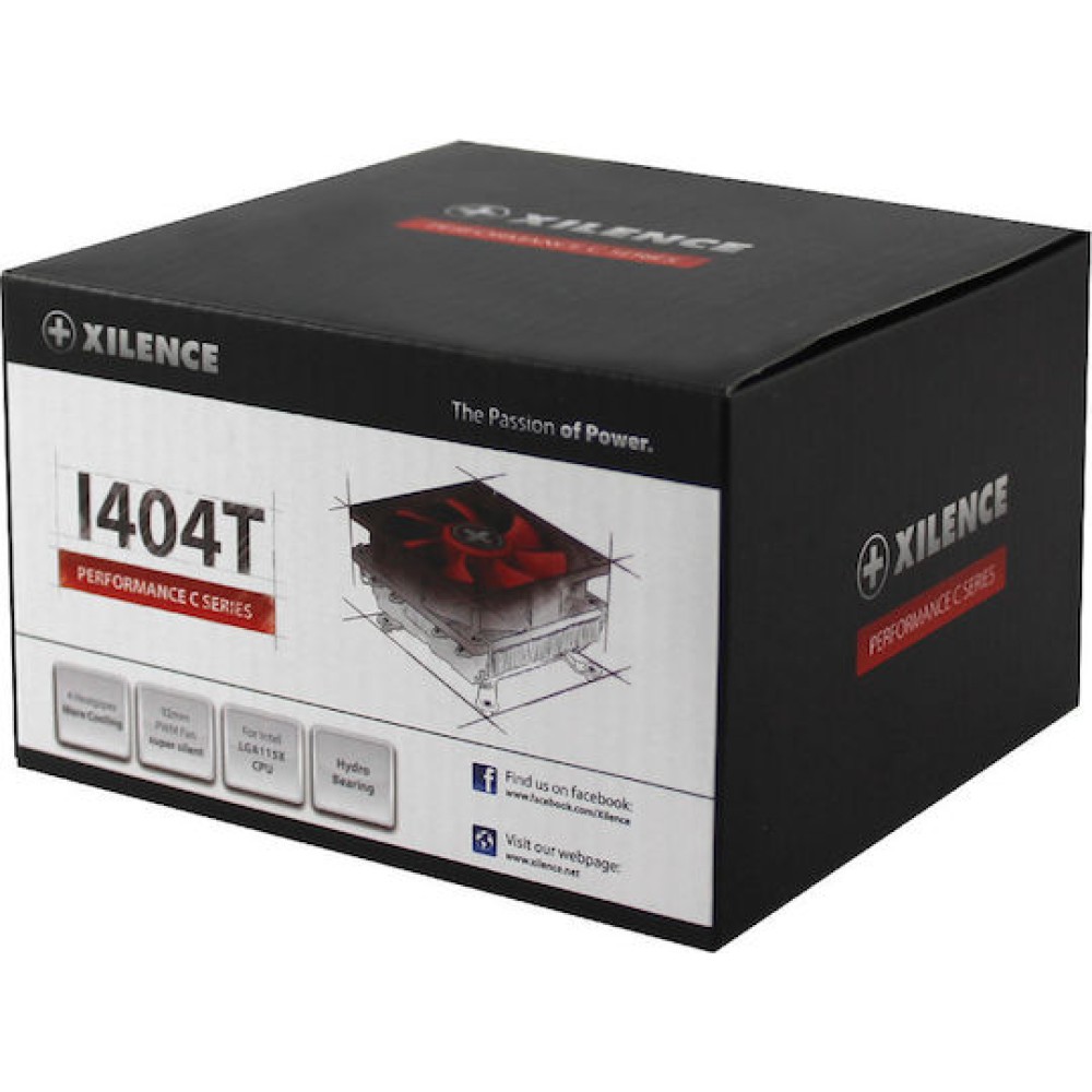 Xilence I404T Ψύκτρα Επεξεργαστή για Socket 1200/115x Κόκκινη
