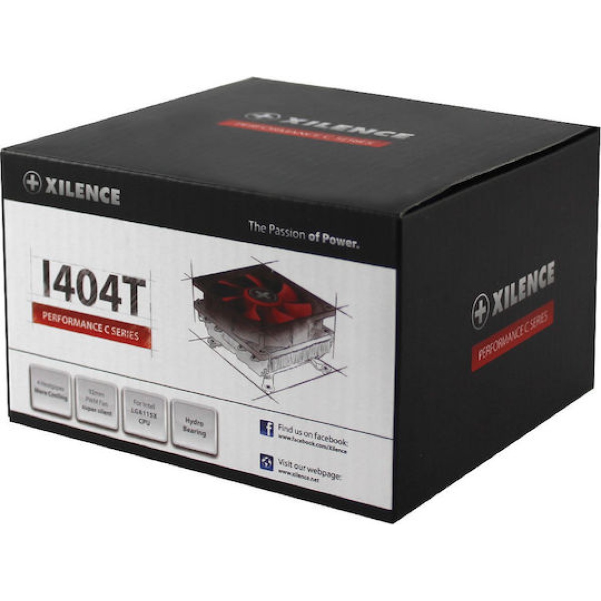 Xilence I404T Ψύκτρα Επεξεργαστή για Socket 1200/115x Κόκκινη