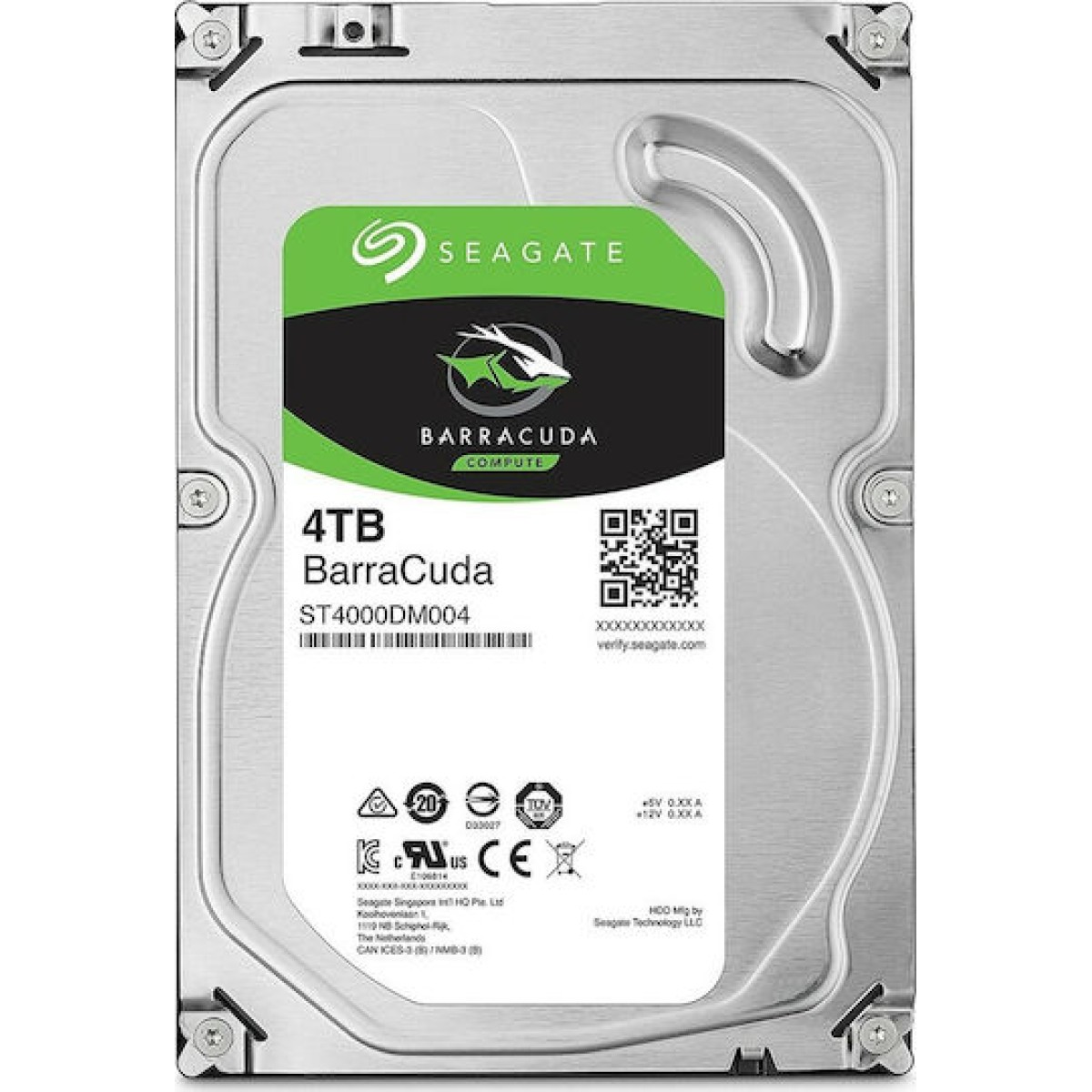 Seagate Barracuda 4TB HDD Σκληρός Δίσκος 3.5\