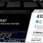 HP 410X Γνήσιο Multipack Toner Laser Εκτυπωτή Κίτρινο/Κυανό/Ματζέντα High Yield 3τμχ (CF252XM)