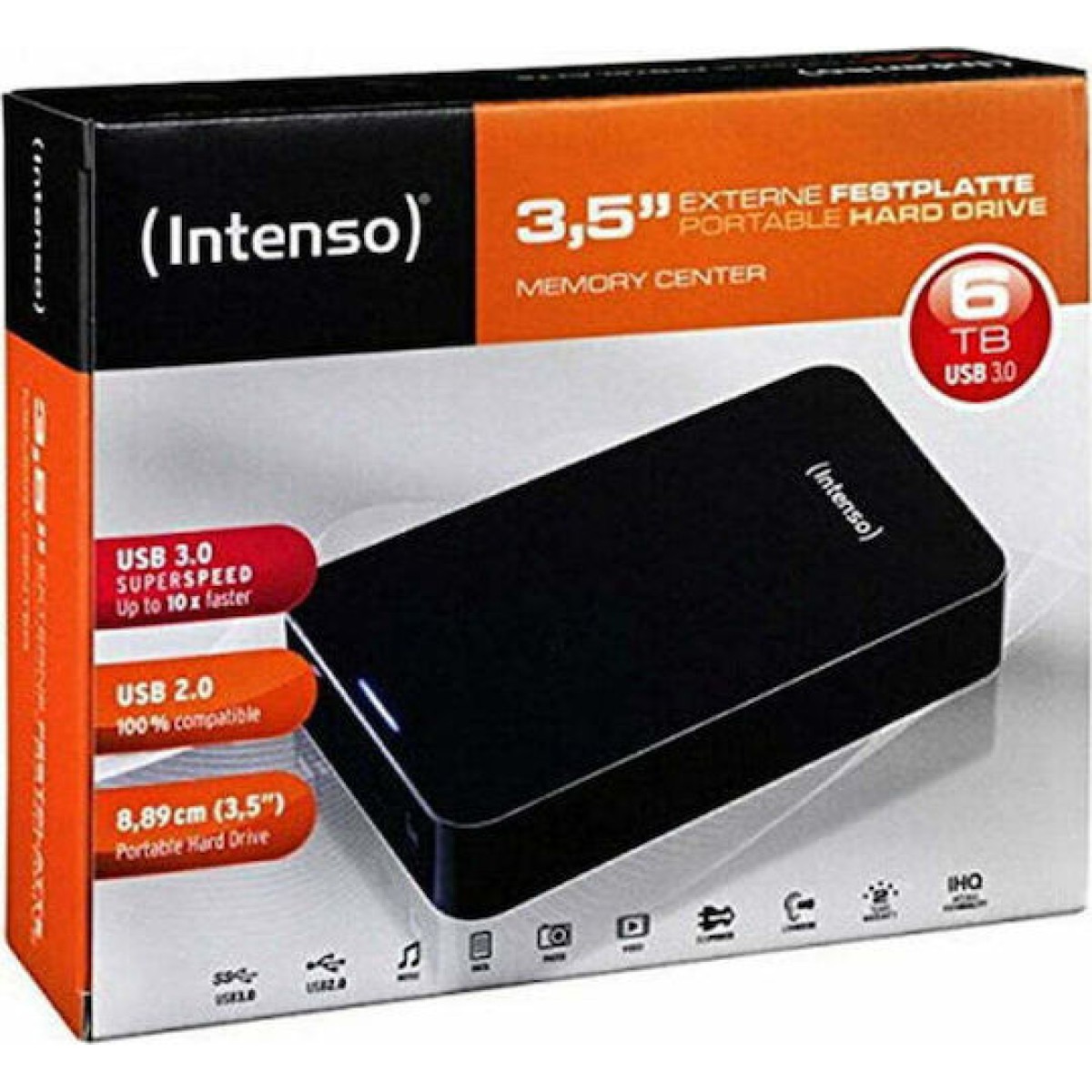 Intenso Memory Center USB 3.0 Εξωτερικός HDD 6TB 3.5