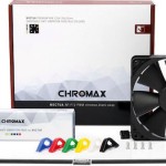 Noctua NF-F12 Chromax.black.swap Case Fan 120mm με Σύνδεση 4-Pin PWM