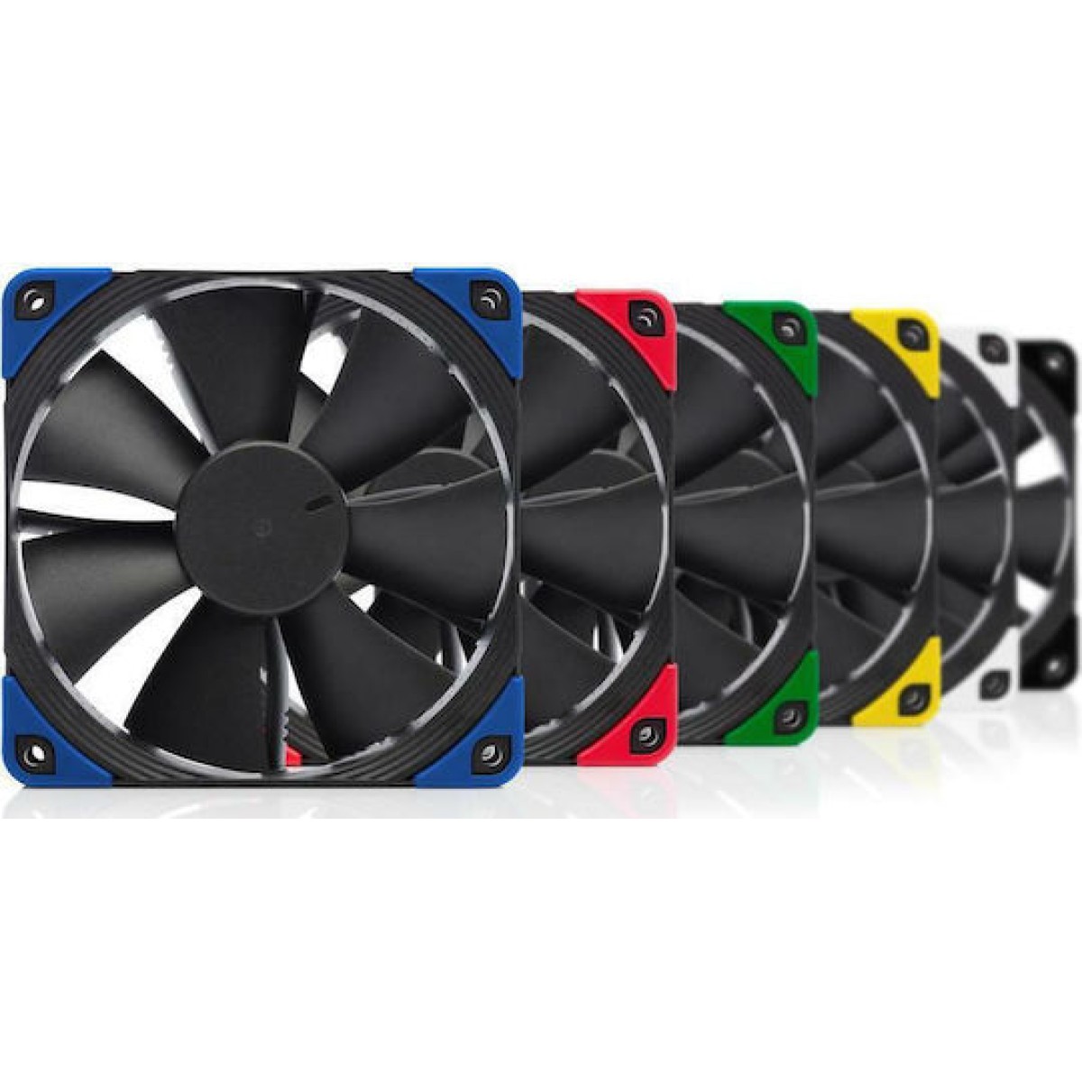 Noctua NF-S12A chromax.black.swap Case Fan 120mm με Σύνδεση 4-Pin PWM