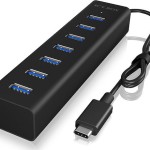 Icy Box USB 3.0 Hub 7 Θυρών με σύνδεση USB-C