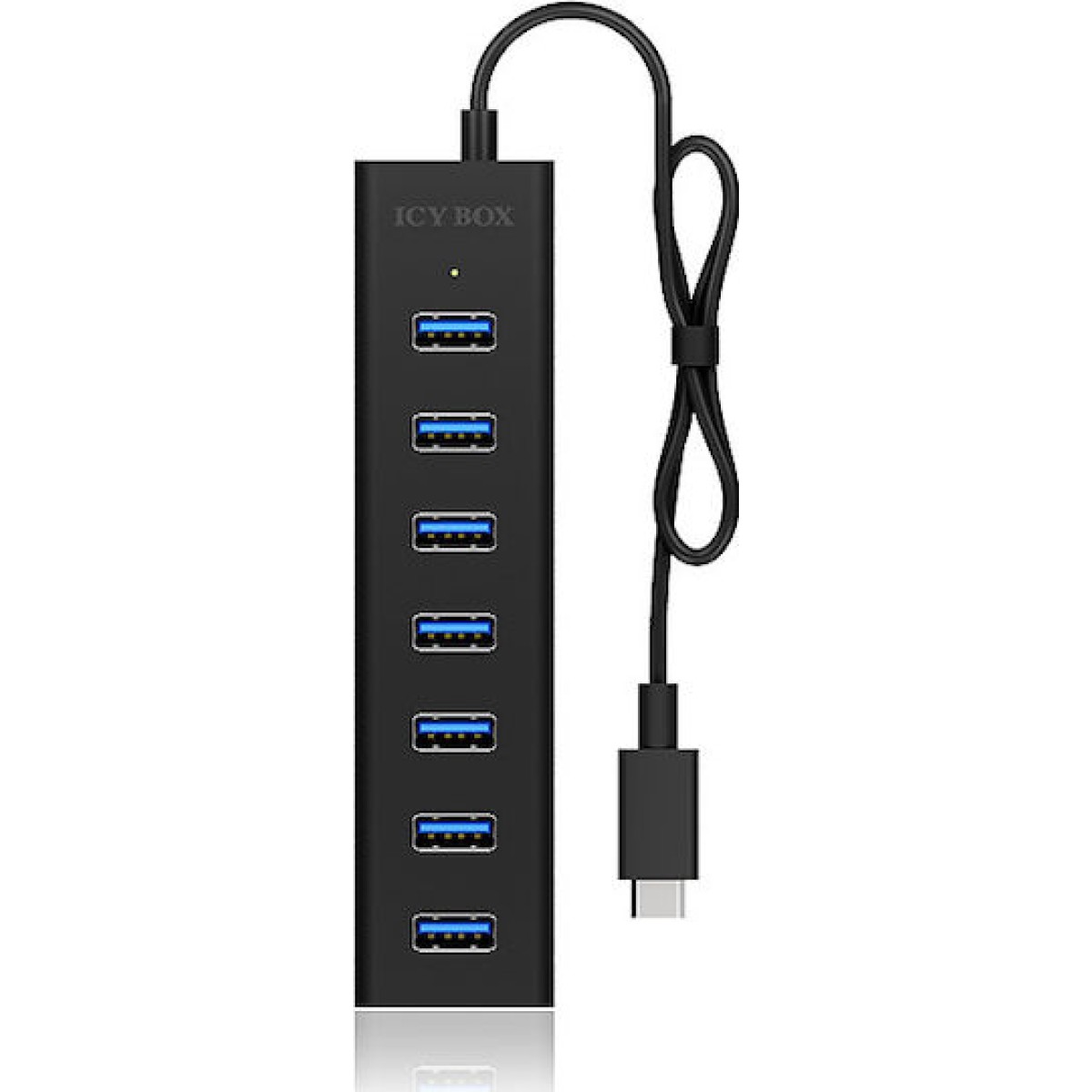 Icy Box USB 3.0 Hub 7 Θυρών με σύνδεση USB-C