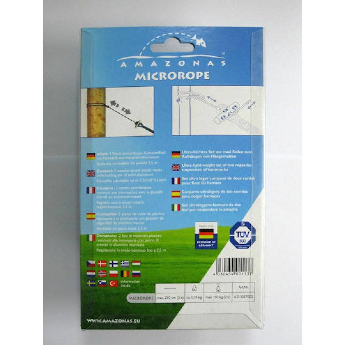 Amazonas Ιμάντας Στήριξης Αιώρας 2τμχ