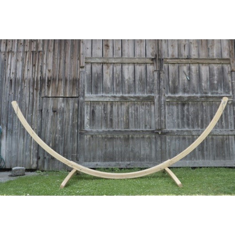 Amazonas Arcus Βάση Αιώρας από Ξύλο σε Μπεζ Χρώμα 437x160x145cm