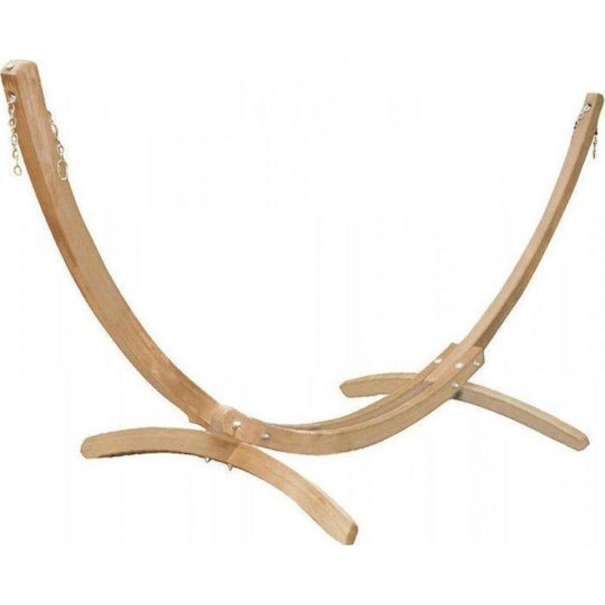 Amazonas Arcus Βάση Αιώρας από Ξύλο σε Μπεζ Χρώμα 437x160x145cm