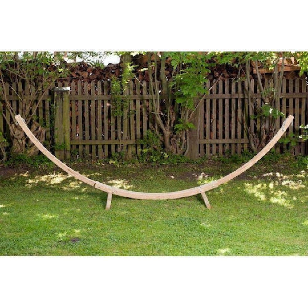 Amazonas Kronos Βάση Αιώρας από Ξύλο σε Μπεζ Χρώμα 358x113x105cm