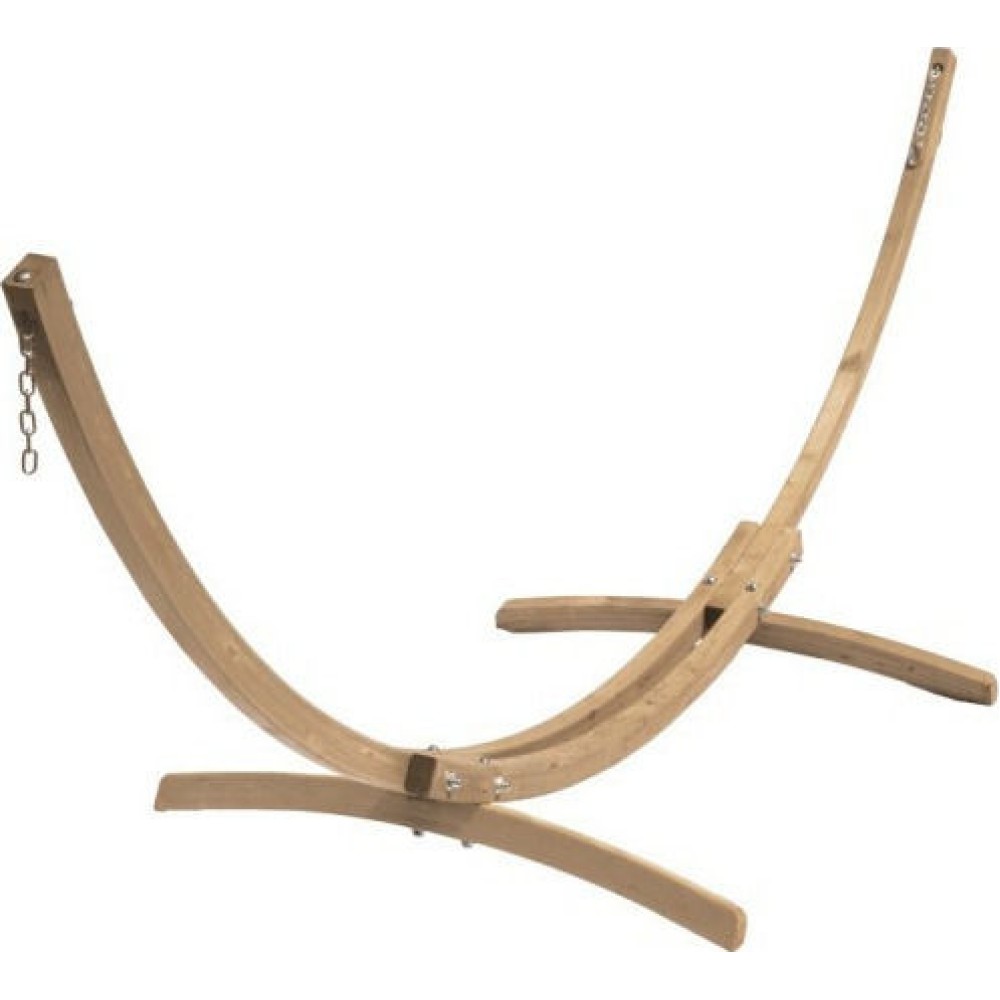 Amazonas Kronos Βάση Αιώρας από Ξύλο σε Μπεζ Χρώμα 358x113x105cm