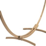 Amazonas Kronos Βάση Αιώρας από Ξύλο σε Μπεζ Χρώμα 358x113x105cm